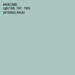 #A8C5BE - Spring Rain Color Image